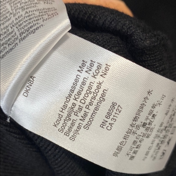 Dkny Black and Gold Long Sleeve Sheath Dress - Picture 9 of 10